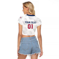 USA 2024 Rugby Raglan Cropped T Shirt Soar Like an Eagle White Version - Wonder Print Shop