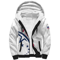USA 2024 Rugby Sherpa Hoodie Soar Like an Eagle White Version - Wonder Print Shop