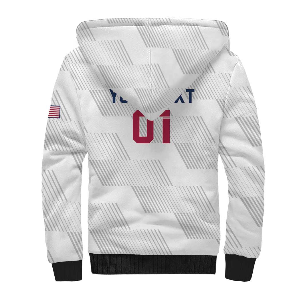 USA 2024 Rugby Sherpa Hoodie Soar Like an Eagle White Version - Wonder Print Shop