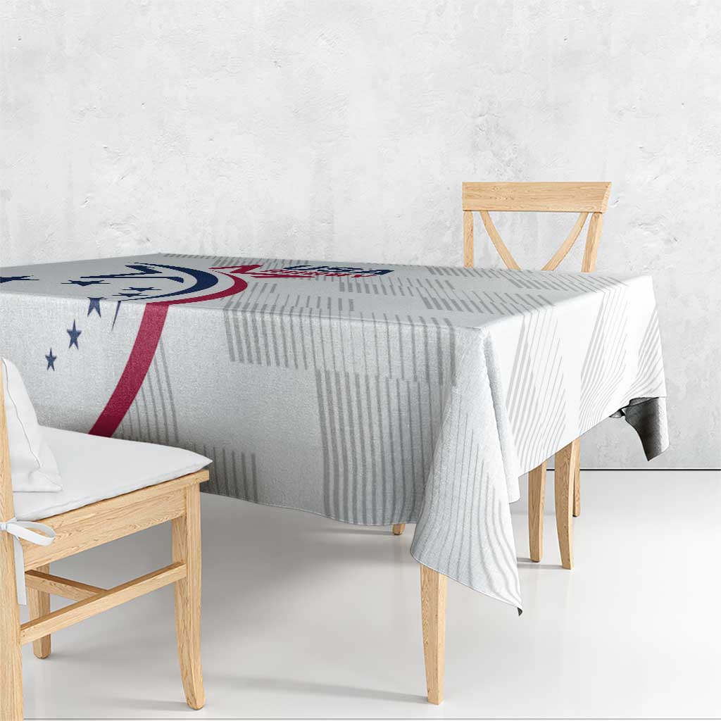 USA 2024 Rugby Tablecloth Soar Like an Eagle White Version - Wonder Print Shop