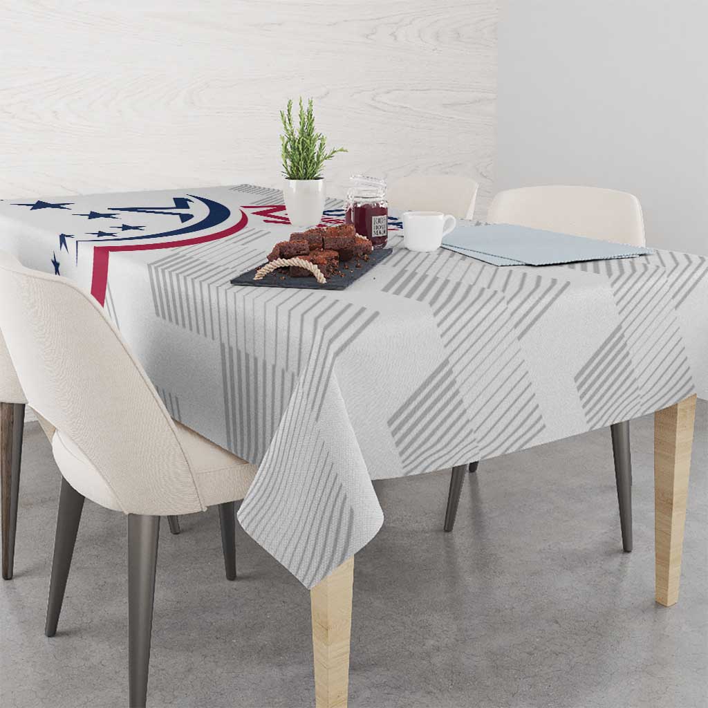 USA 2024 Rugby Tablecloth Soar Like an Eagle White Version - Wonder Print Shop