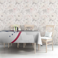 USA 2024 Rugby Tablecloth Soar Like an Eagle White Version - Wonder Print Shop