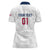 USA 2024 Rugby Women Polo Shirt Soar Like an Eagle White Version - Wonder Print Shop