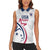 USA 2024 Rugby Women Sleeveless Polo Shirt Soar Like an Eagle White Version - Wonder Print Shop