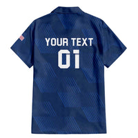 USA 2024 Rugby Family Matching Mermaid Dress and Hawaiian Shirt Soar Like an Eagle Blue Version - Wonder Print Shop