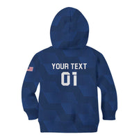 USA 2024 Rugby Kid Hoodie Soar Like an Eagle Blue Version - Wonder Print Shop