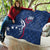 USA 2024 Rugby Quilt Soar Like an Eagle Blue Version - Wonder Print Shop