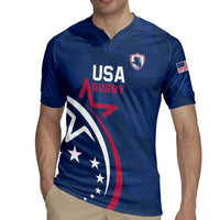 USA 2024 Rugby Jersey Soar Like an Eagle Blue Version - Wonder Print Shop