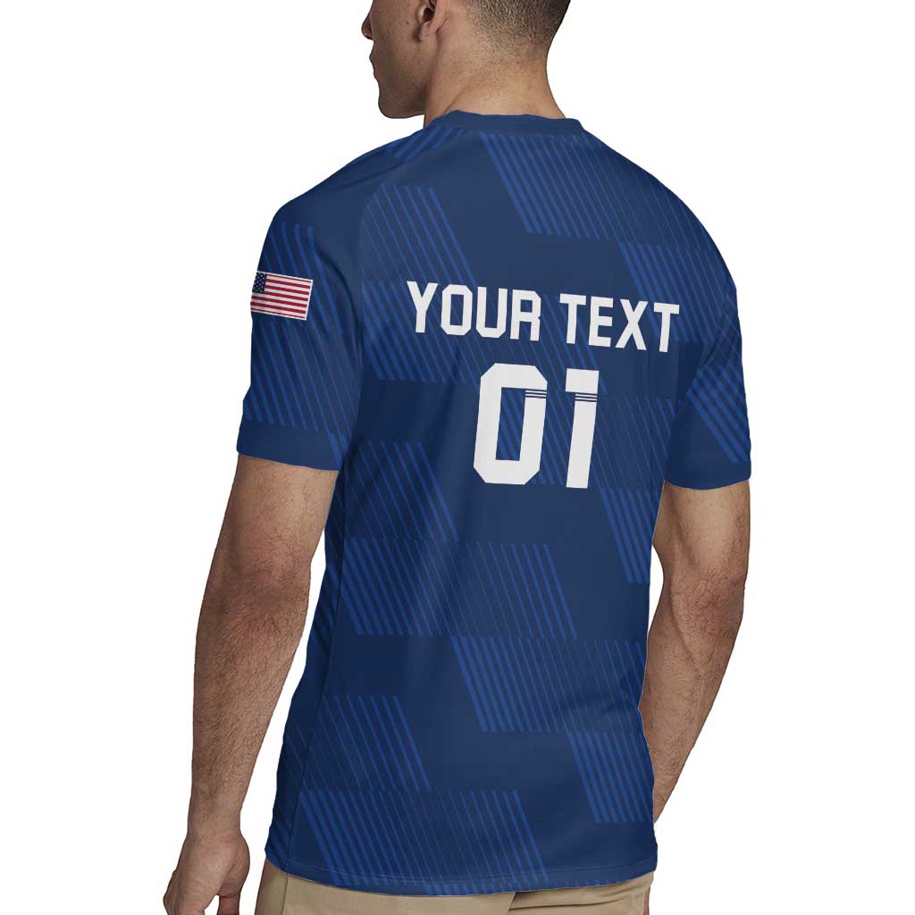 USA 2024 Rugby Jersey Soar Like an Eagle Blue Version - Wonder Print Shop