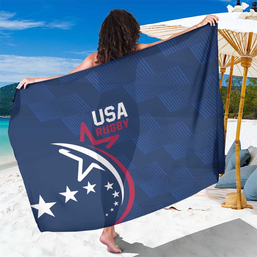 USA 2024 Rugby Sarong Soar Like an Eagle Blue Version - Wonder Print Shop