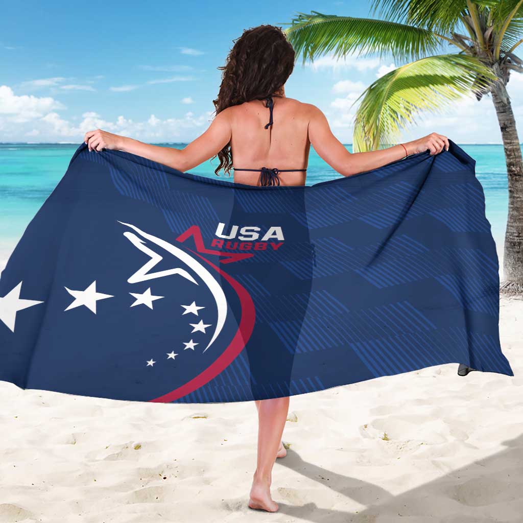 USA 2024 Rugby Sarong Soar Like an Eagle Blue Version - Wonder Print Shop
