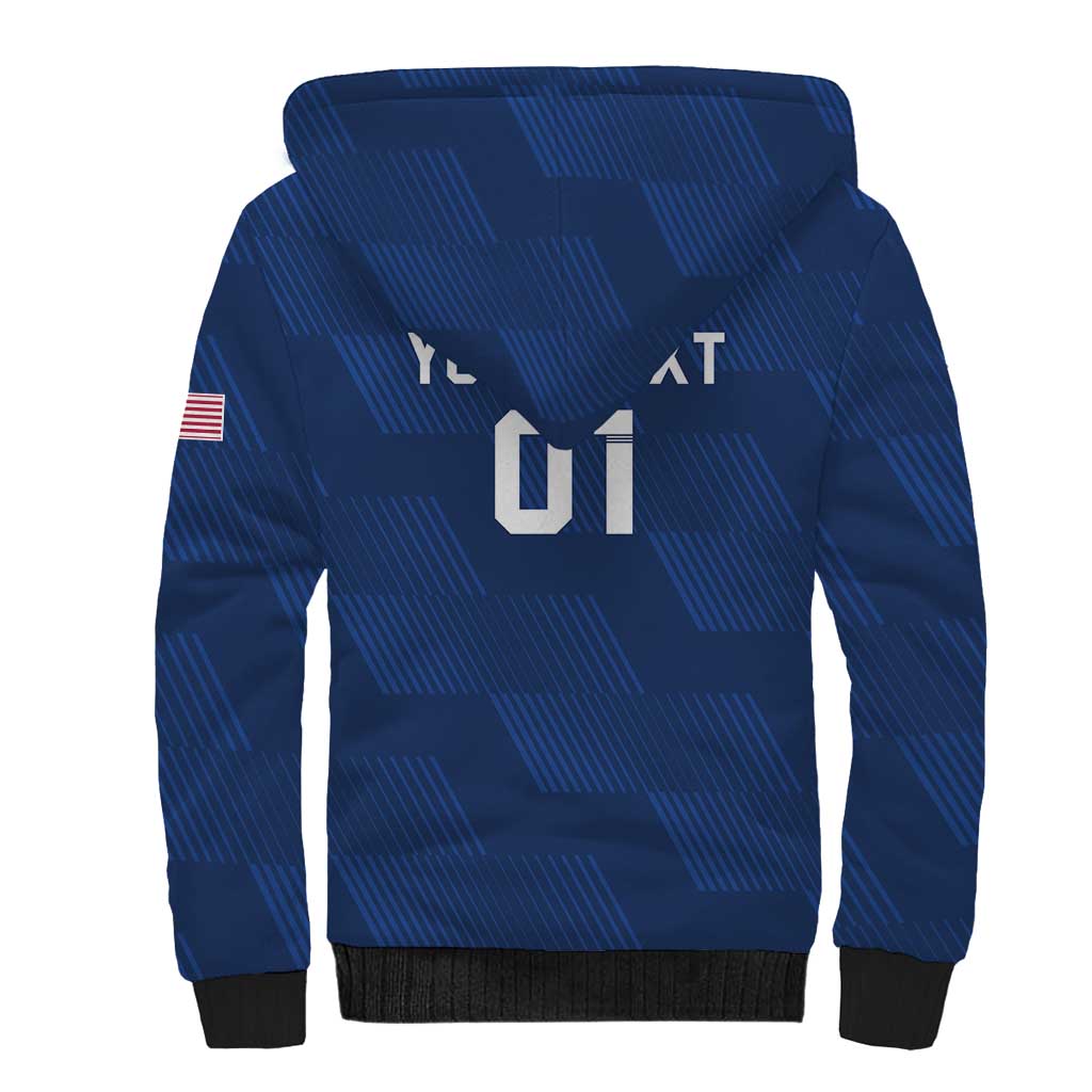 USA 2024 Rugby Sherpa Hoodie Soar Like an Eagle Blue Version - Wonder Print Shop