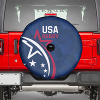USA 2024 Rugby Spare Tire Cover Soar Like an Eagle Blue Version - Wonder Print Shop