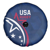 USA 2024 Rugby Spare Tire Cover Soar Like an Eagle Blue Version - Wonder Print Shop