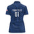 USA 2024 Rugby Women Polo Shirt Soar Like an Eagle Blue Version - Wonder Print Shop