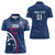 USA 2024 Rugby Women Polo Shirt Soar Like an Eagle Blue Version - Wonder Print Shop