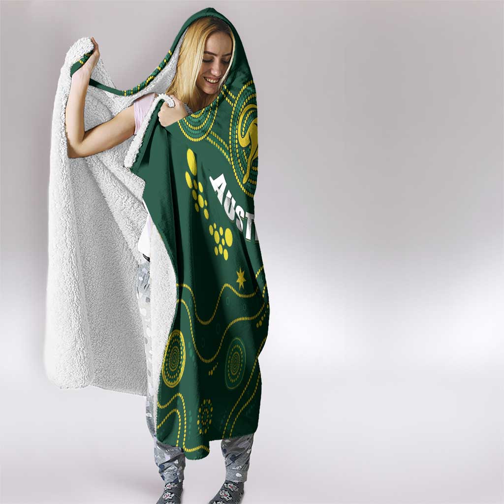 Australia 2024 Rugby Hooded Blanket Go Wallabies
