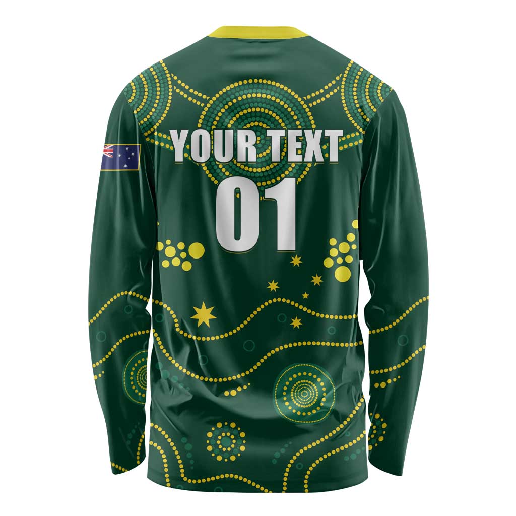 Australia 2024 Rugby Long Sleeve Shirt Go Wallabies - Wonder Print Shop