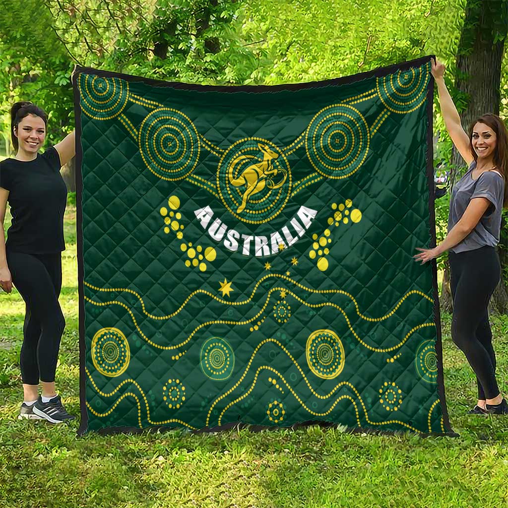 Australia 2024 Rugby Quilt Go Wallabies - Wonder Print Shop