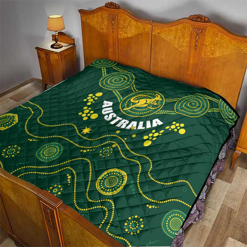 Australia 2024 Rugby Quilt Go Wallabies - Wonder Print Shop