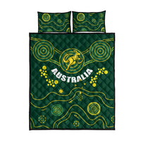 Australia 2024 Rugby Quilt Bed Set Go Wallabies - Wonder Print Shop