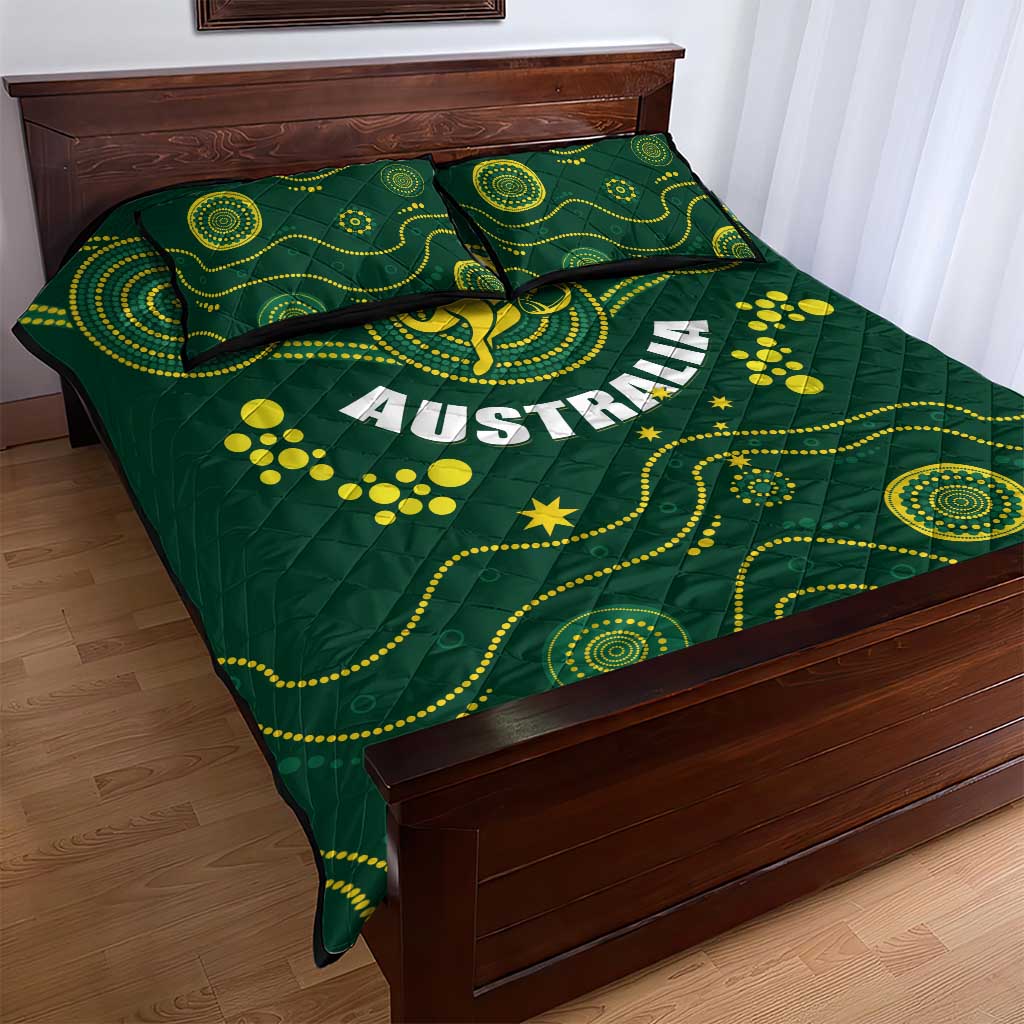 Australia 2024 Rugby Quilt Bed Set Go Wallabies - Wonder Print Shop