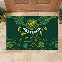 Australia 2024 Rugby Rubber Doormat Go Wallabies - Wonder Print Shop