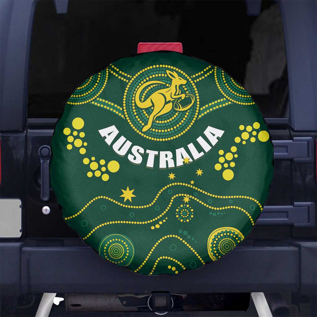 Australia 2024 Rugby Spare Tire Cover Go Wallabies - Wonder Print Shop