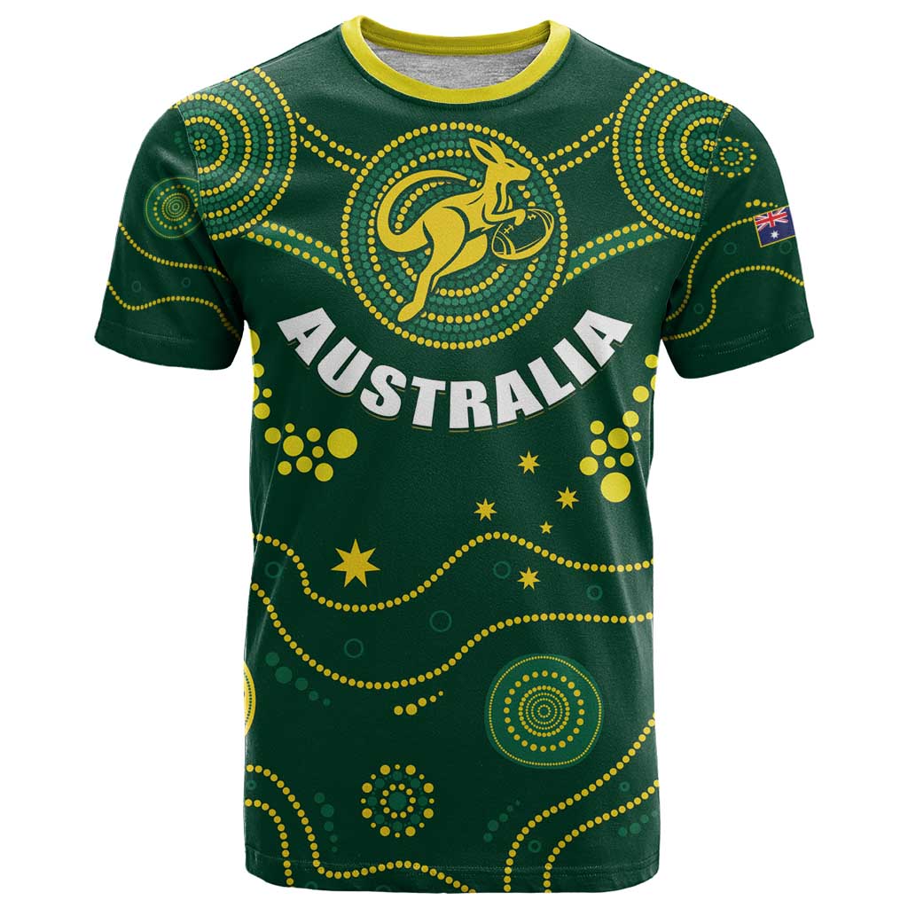 Australia 2024 Rugby T Shirt Go Wallabies - Wonder Print Shop