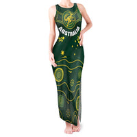 Australia 2024 Rugby Tank Maxi Dress Go Wallabies - Wonder Print Shop