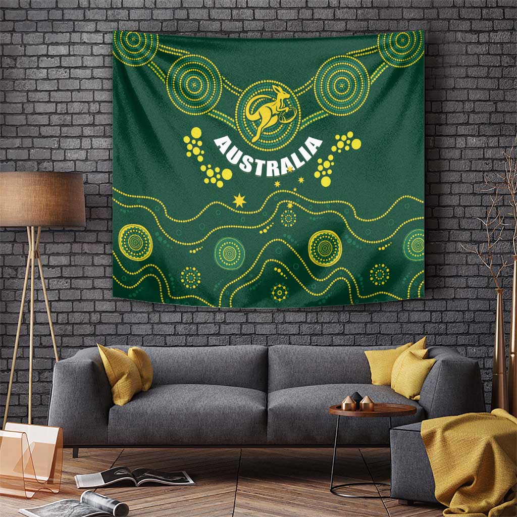Australia 2024 Rugby Tapestry Go Wallabies - Wonder Print Shop