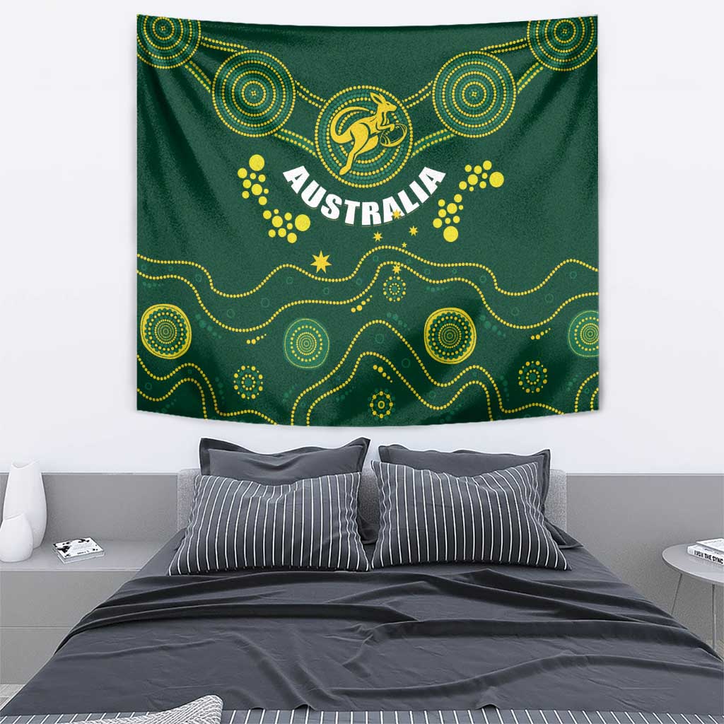 Australia 2024 Rugby Tapestry Go Wallabies - Wonder Print Shop