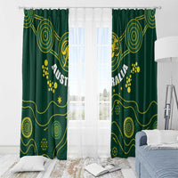 Australia 2024 Rugby Window Curtain Go Wallabies - Wonder Print Shop