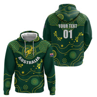 Australia 2024 Rugby Zip Hoodie Go Wallabies - Wonder Print Shop