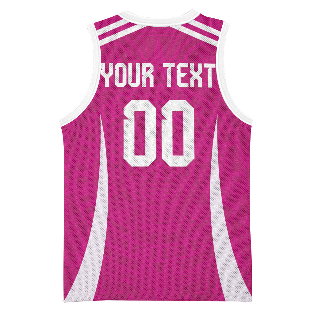 Custom Mexico 2026 Football Pink Basketball Jersey Golden Eagle Victory