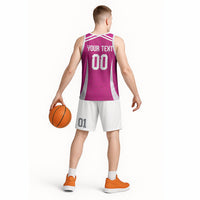Custom Mexico 2026 Football Pink Basketball Jersey Golden Eagle Victory