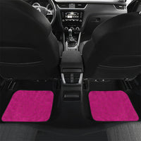Custom Mexico 2026 Football Pink Car Mats Golden Eagle Victory