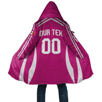 Custom Mexico 2026 Football Pink Cloak Golden Eagle Victory