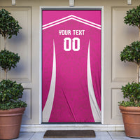 Custom Mexico 2026 Football Pink Door Cover Golden Eagle Victory