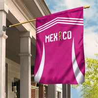 Mexico 2026 Football Pink Garden Flag Golden Eagle Victory