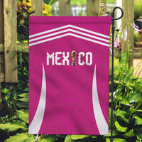 Mexico 2026 Football Pink Garden Flag Golden Eagle Victory