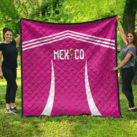 Mexico 2026 Football Pink Quilt Golden Eagle Victory