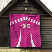 Mexico 2026 Football Pink Quilt Golden Eagle Victory