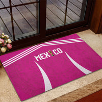 Mexico 2026 Football Pink Rubber Doormat Golden Eagle Victory