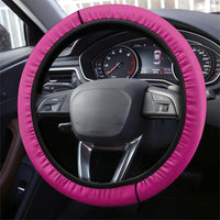 Mexico 2026 Football Pink Steering Wheel Cover Golden Eagle Victory