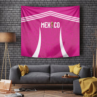 Mexico 2026 Football Pink Tapestry Golden Eagle Victory