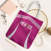 Mexico 2026 Football Pink Tote Bag Golden Eagle Victory