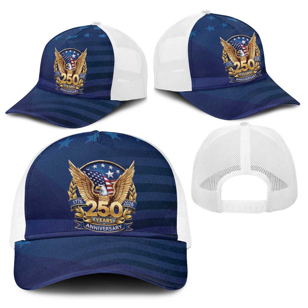 USA 250th Anniversary Baseball Net Cap United State 1776-2026