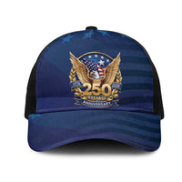 USA 250th Anniversary Mesh Trucker Cap United State 1776-2026