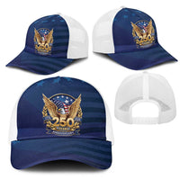 USA 250th Anniversary Mesh Trucker Cap United State 1776-2026